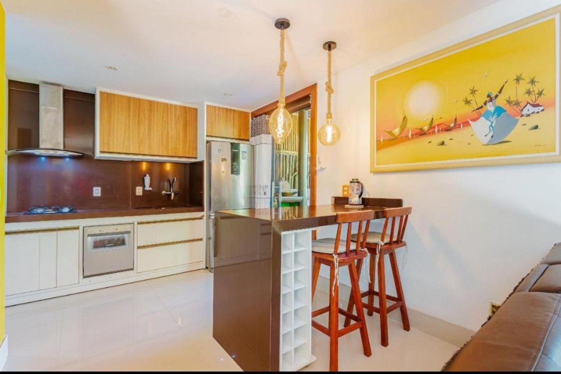 הוילה Camassari Cs15 Bangalo Duplex Frente Ao Mar Itacimirim מראה חיצוני תמונה
